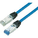 PANDUIT カテゴリ6A細径シールドパッチコード 1m 青 ( STP28X1MBU ) パンドウイットコーポレーション