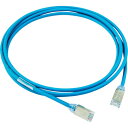 PANDUIT カテゴリ6A細径シールドパッチコード 2m 青 ( STP28X2MBU ) パンドウイットコーポレーション
