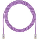 PANDUIT カテゴリ5E細径パッチコード 2m 紫 ( UTP28CH2MVL ) パンドウイットコーポレーション