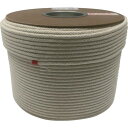 【SALE価格】ユタカメイク 綿金剛打ロープドラム巻 6mm×200m ( PRCX-6200 ) (株)ユタカメイク