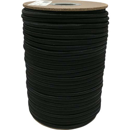 【SALE価格】ユタカメイク ゴム タイトゴムロープボビン巻 6φ×50m ブラック ( RT-31 ) (株)ユタカメイク