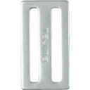 【SALE価格】タジマ D環止め(アルミ2穴)シルバー ( TA-AD2 ) (株)TJMデザイン