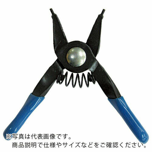 【SALE価格】THREEAXIS スナップリングプライヤー 先曲り45° 穴用 ( 11339 ) (株)イチネンMTM ツール事業部