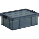 【SALE価格】TRUSCO クリアライトボックス 24L 黒半透明 ( TCR-01-BK ) トラスコ中山(株)