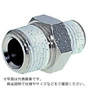 【SALE価格】チヨダ 異径ニップルメッキ付 R1/8・R1/4 ( D-1M-2M-N ) 千代田通商(株)