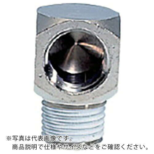 【SALE価格】チヨダ ( 千代田通商 ) 配管継手 PTエルボメッキ付 Rc3/8・R1/2 ( PL-3F-4M-N )