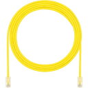 PANDUIT カテゴリ5E細径パッチコード 2m 黄 ( UTP28CH2MYL ) パンドウイットコーポレーション