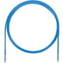 PANDUIT カテゴリ6細径パッチコード 2m 青 ( UTP28SP2MBU ) パンドウイットコーポレーション