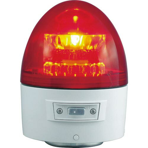 NIKKEI ニコカプセル VL11B型 LED回転灯 118パイ 赤 ( VL11B-003AR ) (株)日惠製作所