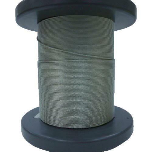 O.C.R SUSワイヤロープ0.81mm 7×7 50m巻コート無 ( SB-081-50M ) 大阪コートロープ(株)