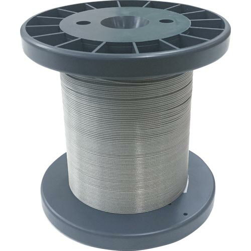 O.C.R SUSワイヤロープ0.63/0.80mm 7×7 50m巻コート付(クリアー) ( NSB063-080-50M ) 大阪コートロープ(株)