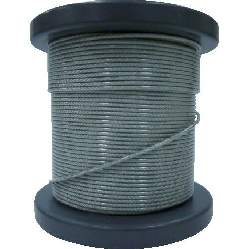 O.C.R SUSワイヤロープ1.50/1.80mm 7×7 50m巻コート付(クリアー) ( NSB150-180-50M ) 大阪コートロープ(株)