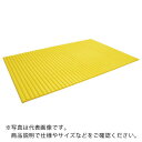 TRUSCO ジャバラマット 粘着付き 1200X1800mm イエロー ( TNC-1218NT-Y ) トラスコ中山(株)