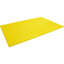 TRUSCO ジャバラマット 粘着付き 600X900mm イエロー ( TNC-6090NT-Y ) トラスコ中山(株)