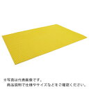 TRUSCO ジャバラマットスリム 粘着付き 1200X1800mm イエロー ( TNS-1218NT-Y ) トラスコ中山(株)