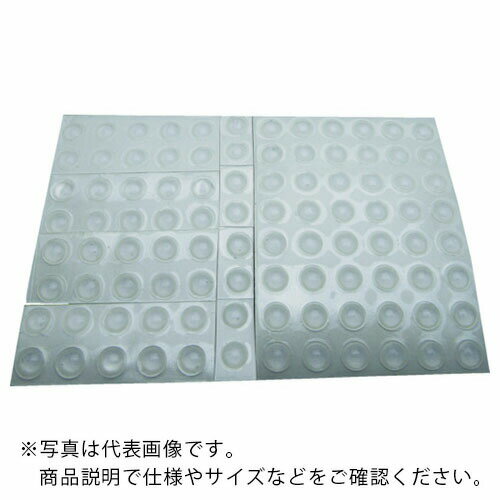 WAKI 防振材(下敷きタイプ) ソフトクッション(丸型) Φ8.5×2.2mm 90個入り ( CN-1001 ) 和気産業(株)