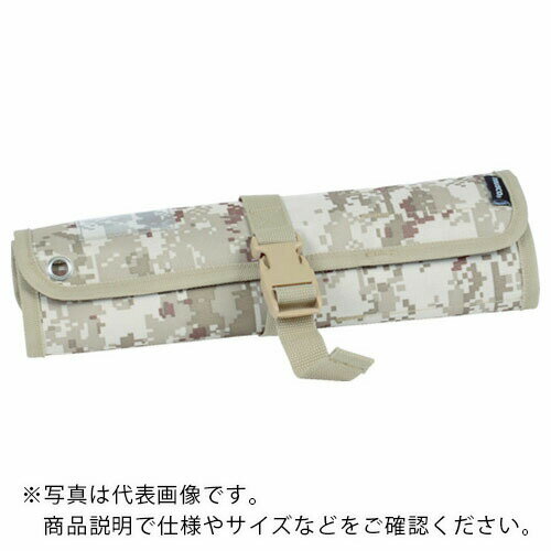 TRUSCO 【売切廃番】デジタルセージ迷彩 ツールロール 460X320 10ポケット ( TTR-450-SM ) トラスコ中..
