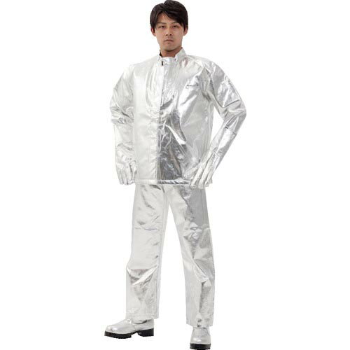 日本エンコン 全アルミ耐熱服 上衣 LL ( 5010-2L(819-2920) ) 日本エンコン(株)