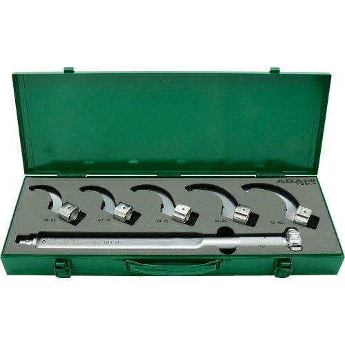 ASH トルクレンチ引掛スパナセットLC180N付 6pc ( LCK4000 ) 旭金属工業(株)