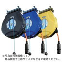 日平 ハンディーエアーリール(ブレーキ付) ホース内径6.4×外径10mm 青 ( HAP-210JS-BL ) 日平機器(株)