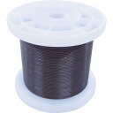 ニッサチェイン 黒コーティングワイヤロープ 0.85mm×100m ( TSY8V-BK ) (株)ニッサチェイン