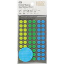 STALOGY 丸シ-ル8mm シャッフルア-ス ( S2201 ) (株)ニトムズ