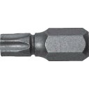 【SALE価格】アネックス 溝付超短ヘクスローブビット1本組 T27×19 (穴付) ( AK-51P-T27-19 ) (株)兼古製作所