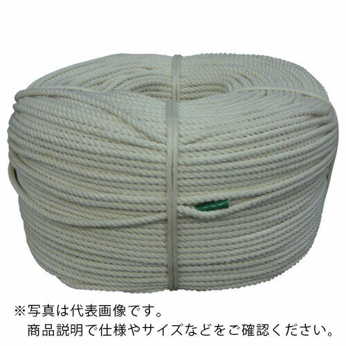 ユタカメイク 綿ロープ巻物 4Φ×200m ( C4-200 ) (株)ユタカメイク