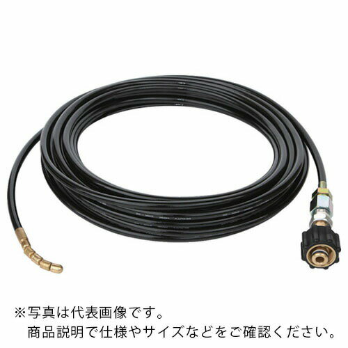 Asada 1/4洗管ホース 8/60・8.5/60用 10m Qカプラ ( R10601 ) アサダ(株)