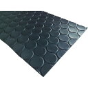 【SALE価格】ワニ印 塩ビ養生マット コイン 黒 1.3mm厚×920mm×20m巻 ( 003024 ) 日大工業(株)