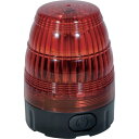【SALE価格】NICHIDO 小型LED回転灯 LEDフラッシャー75 電池式・マグネット付 赤 ( NLF75-BA-R ) 日動工業(株)