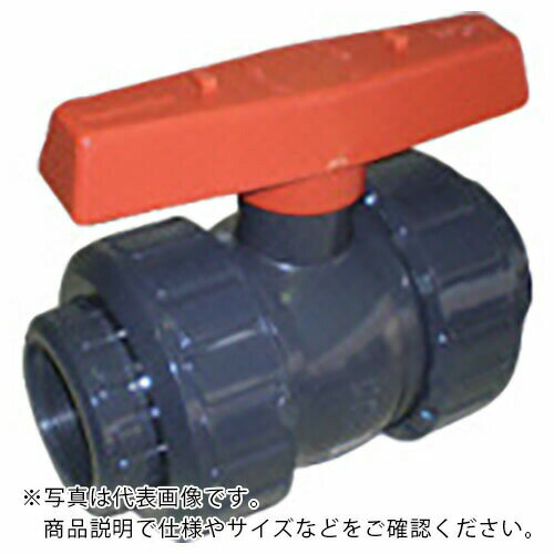 エスロン 塩ビ製ボールバルブ ねじ式 本体PVC OリングEPDM 40 長さ170mm×高さ101mm ( BV40NX ) 積水化..