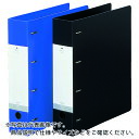 LIHIT リング式ファイル A4 D型リングファイル(タテ型4穴) 黒 ( G1280-24 ) (株)LIHIT LAB.