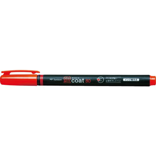 Tombow 蛍光マーカー蛍COAT80 赤 ( WA-SC94 ) (株)トンボ鉛筆