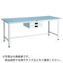TRUSCO 軽荷重作業台(250kg)BE型 1500X750XH740 薄型2段引出付 ダークグレー色 ( BER-1575UDK2 ) トラスコ中山(株)