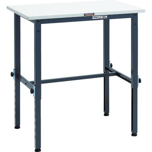 TRUSCO 軽荷重作業台高さ調節式(150kg)AEM型 900X600XH650~950 基本タ