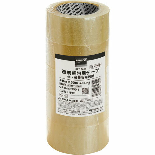 TRUSCO Ʃѥơ 桦ʪ 48mmX50m 5 ( OPTM48X50-5 ) ȥ饹滳()