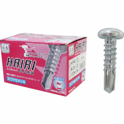 Joiner F 【売切廃番】匠力 HAIRI ユニクロ ナベ 4.0×40mm 50本×5袋 ( HP440 )