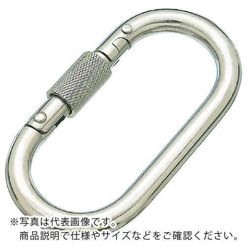 水本 ( 水本機械製作所 ) ステンレス カラビナ(環付)SUS316 線径10mm長さ90mm (1個入) ( B-2657 ) orangetool-11291917 Orange Tool Tokiwa パッケージ画像