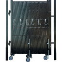 【SALE価格】ワコーパレット マルチゲート マルチウエイト式 両扉タイプ ブラック ( WMGT-6M2-B ) (株)ワコーパレット 【メーカー取寄】