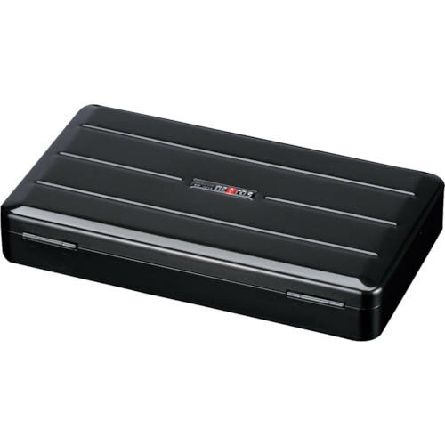 nepros ( 京都機械工具 ) スチール製工具箱 メタルケース ブラック 間口275×奥行150×高さ50mm ( NEKB-1 )