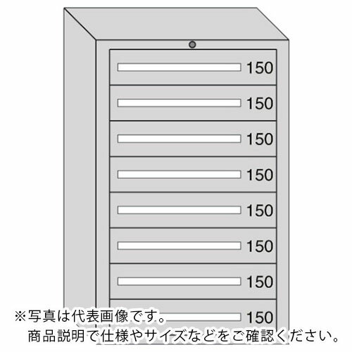OS デラックス重量キャビネット 間口811×奥行557×高さ1281mm(ライトグレー) ( DX1202G ) 大阪製罐(株) 【メーカー取寄】