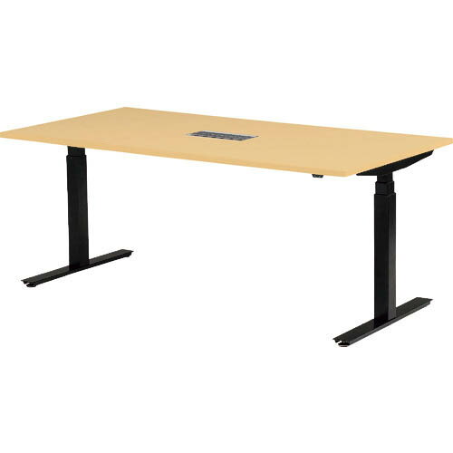 TOKIO ( 藤沢工業 ) 電動昇降式ワークデスク 間口1800×奥行900×高さ700~1250mm ナチュラル ( FWD-B1890..