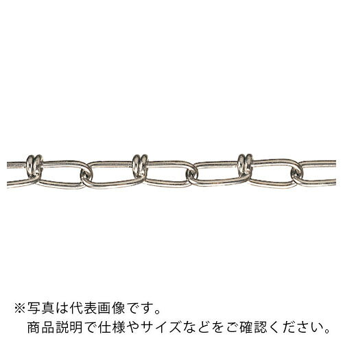 乐天商城 - 水本 ( 水本機械製作所 ) 【要長さ指定】SUS316 ステンレスビクターチェーン 2.6-V 3.1~4m ( 316-2.6-V-4C ) 【メーカー取寄】
