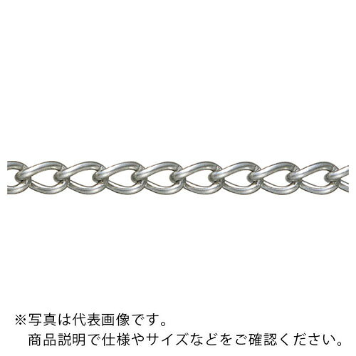 Rakuten - 水本 ( 水本機械製作所 ) 【要長さ指定】SUS316 ステンレスマンテルチェーン 1.6-M 23.1~24m ( 316-1.6-M-24C ) (株)水本機械製作所 【メーカー取寄】
