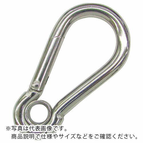 Diy, Supplies - 水本 ( 水本機械製作所 ) ステンレス スナップフックAW型 線径7mm 長さ70mm ( A-2800 ) 【メーカー取寄】