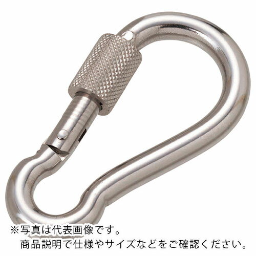 樂天商城 - 水本 ( 水本機械製作所 ) ステンレス 環付スナップフックNB型 線径4mm 長さ45mm ( A-2793 ) 【メーカー取寄】