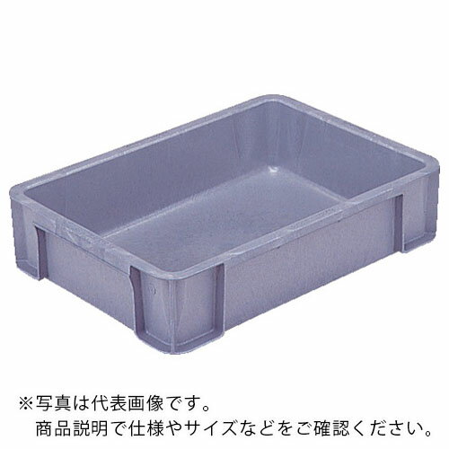 天昇 多目的コンテナ 673062 テンバコP-42グレー ( P-42-GL ) 三甲(株) 【メーカー取寄】