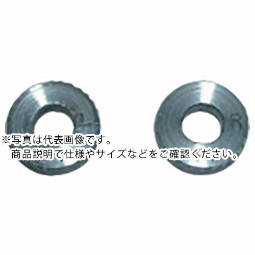 SUPER ( スーパーツール ) 転造小径加工用ローレット駒 アヤ目(2コ1組)中目 ピッチ:1.0 外径A:12 ( KNPRL1.0 )