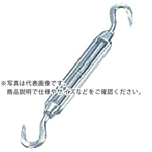 乐天商城 - 水本 ( 水本機械製作所 ) ステンレス 枠式ターンバックル(フック&フック) 捻子径3分 使用荷重1.57kN ( B-382 ) 【メーカー取寄】
